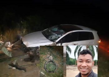 ATUALIZAÇÃO – Colisão entre Golf e motocicleta deixa uma vítima fatal na ES 245