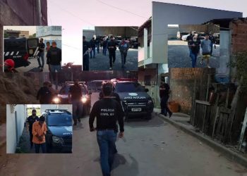 VÁRIOS VÍDEOS – Operação “Estado Presente” em 7 bairros de Linhares e Rio Bananal prende envolvidos em homicídios e receptação