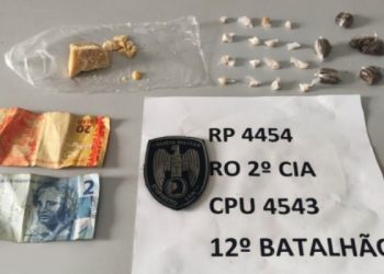 PEDRA GRANDE – Dupla da PM “Terror da bandidagem”, faz apreensão de maconha e crack, foi à segunda do dia