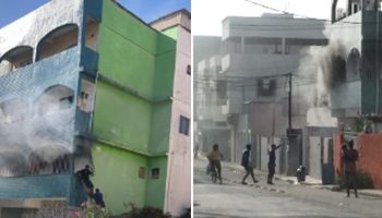 VÍDEO – URGENTE: Homem coloca fogo em andar de prédio no B. Araçá. Bombeiros trabalham para resgatar uma senhora