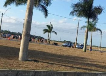 TREVO DO RESIDENCIAL RIO DOCE – Homem é socorrido inconsciente pela guarnição do Corpo de Bombeiros