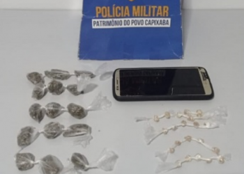 Troca de tiros entre bandidos e PM termina com menor baleado e apreensão de drogas