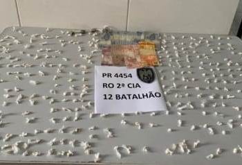 Mais de 300 pedras de crack são apreendidas pela PM na cracolândia de Linhares