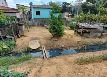CRIME AMBIENTAL EM LINHARES – Esgoto a céu aberto em Bebedouro; veja vídeos