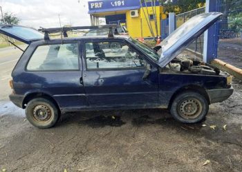 Condutor sem CNH e com veículo furtado é detido pela PRF na BR 101 em Linhares