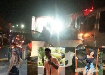 ATUALIZAÇÃO: VÍDEO – Colisão entre Ford Fiesta e Van deixa três vítimas fatais em Aracruz