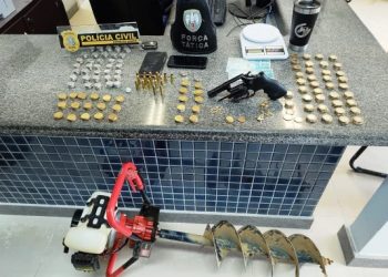 PC e PM realizam operação que resulta em apreensões e prisões na região Norte do ES