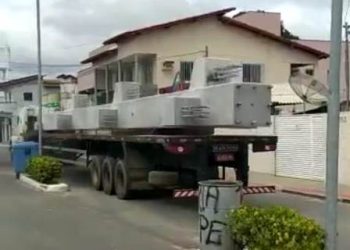 VÍDEO – CARGA PESADA: moradores reclamam de tráfego de veículo com carga pesa em Avenida de Bebedouro