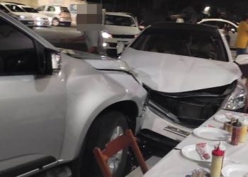 VÍDEO – Colisão envolvendo 3 veículos no bairro São José, em Linhares, por pouco não termina em tragédia