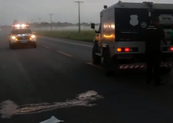 Colisão entre cavalo e motocicleta deixa uma vítima fatal e outra ferida na estrada do Pontal