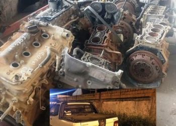 Carro roubado em Linhares é encontrado durante apreensão de 44 motores furtados em desmanche na Bahia