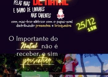 VÍDEO: SOLIDARIEDADE – Empresário realiza neste sábado a Segunda Ação de Natal em bairros carentes de Linhares