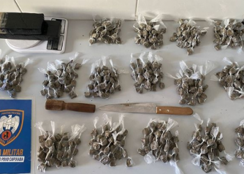 Após denúncia PM apreende droga em casa abandonada no Santa Cruz