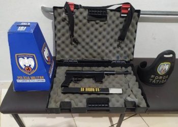 Adolescente e submetralhadora são apreendidos pela Polícia em Nova Venécia