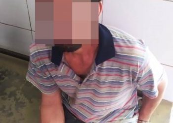 Homem ameaça matar companheira após agredir filhos, foge da polícia, mas é preso no dia seguinte depois de ameaçar vizinho