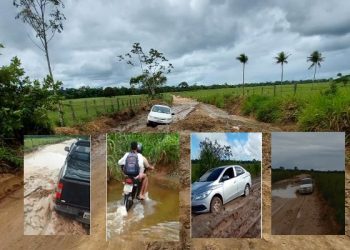 ESTRADA DO CANTO GRANDE – Moradores pedem socorro, prefeitura diz que localidade está no cronograma, mas não fala em data. Veja vídeo