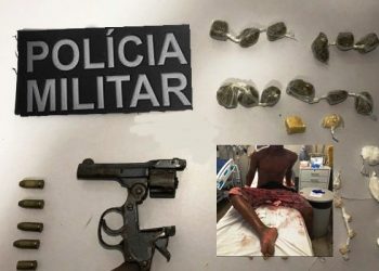 BECO 2 DO SEHLL – Elemento de 18 anos atira contra PM e é baleado no rosto.