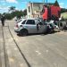 Frente de Automóvel fica praticamente destruída após colidir com caminhão no B. Interlagos, em Linhares