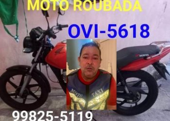 “Gente pelo amor de Deus, me ajuda” Moto taxista tem veículo roubado e pede ajuda. Veja vídeo