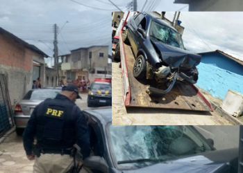 ATUALIZAÇÃO COM VÍDEO: perseguição acaba em colisão e fuga no B. Araçá