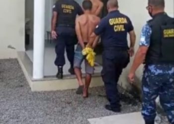 Guarda Civil detém suspeitos de arrombar e furtar vidraçaria no Centro