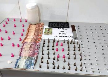 Tiros, fuga e apreensão de drogas, neste domingo no B. Aviso