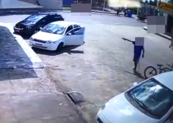 PROFESSOR BALEADO – Os três suspeitos de envolvimento no crime são menores, um foi apreendido. A vítima esta na UTI em coma induzido