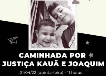 CASO GEORGEVAL ALVES – Família de Joaquim e Kauã faz ato para lembrar os 4 anos de suas mortes e pede justiça