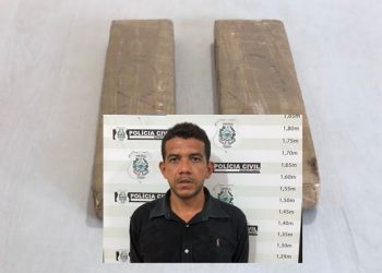 Suspeito desce de ônibus, que saiu de Linhares para São Mateus, e é preso com cerca de 2 quilos de maconha