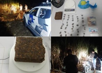 SANTA CRUZ – Troca de tiros e apreensão de drogas e motocicleta com restrição de roubo é recuperada