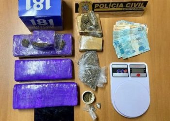 Homem é preso em Aracruz com cerca de três quilos de maconha