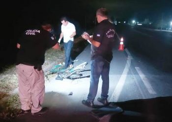 Identificado ciclista atropelado e morto em Rio Quartel. Família e procurada