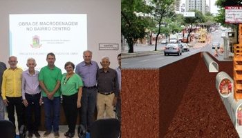 Obras de macrodrenagem que irão acabar com alagamentos no centro de Linhares são anunciadas pelo Prefeito Bruno Marianelli