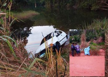ATUALIZAÇÃO: TRAGÉDIA EM VILA VALÉRIO – Carro capota, vai parar em represa, mãe morre e filho de um ano e três meses, está desaparecido