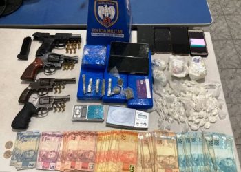 Suspeitos de integrarem quadrilha com envolvido no tráfico drogas e armas são detidos no centro de Jaguaré