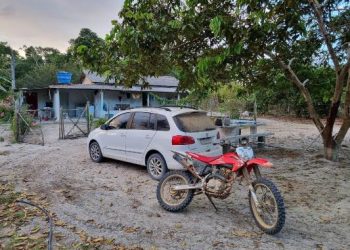 Operação conjunta da PM e PC recupera veículos roubados, peças de motocicletas, um suspeito foi levado para delegacia em Jaguaré