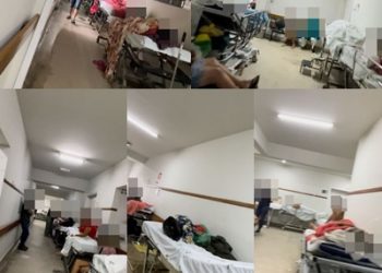 Superlotação nos corredores do HGL. “Tem muita gente nos corredores, como eu nunca vi”. Diz acompanhante de paciente