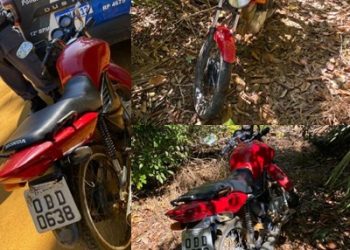 Motocicleta com restrição de furto/roubo é recuperada pela PM no interior de Bebedouro em Linhares