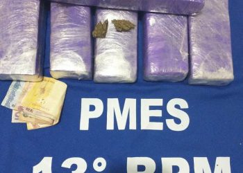 Policia Militar flagra motociclista transportando droga de São Mateus para Nova Venécia