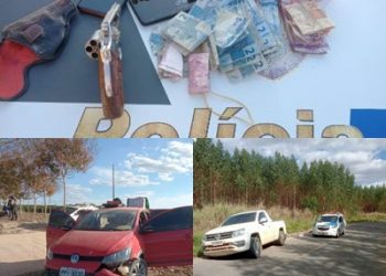 PM prende envolvido em roubo a supermercado em Vila Valério, recupera carros roubados, diversos produtos e dinheiro