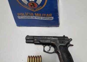 Policia Militar apreende menor de idade, com pistola importada, em via pública de Aracruz