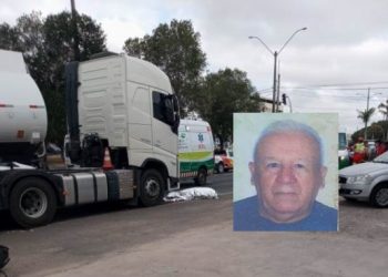 IDENTIFICADO – Acidente entre motocicleta e carreta deixa uma vítima fatal na BR 101, em Linhares