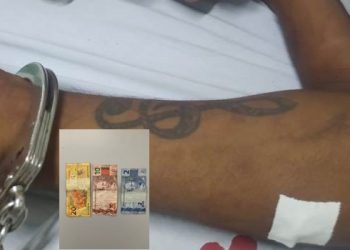 Homem assalta comércio no bairro Movelar, diz que foi agredido por populares,tenta fugir, mas é preso pela Polícia