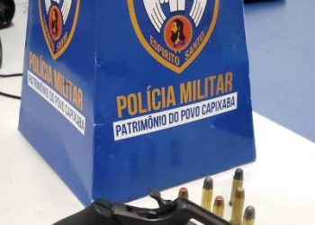 Homem é preso com revólver e munições em São Mateus