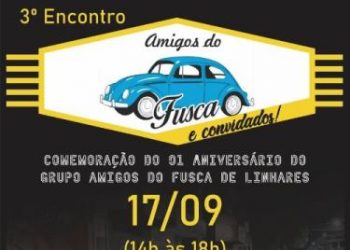 3º Encontro amigos do Fusca e convidados acontece neste sábado no estacionamento do Oriundi