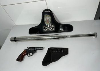 Tentativa de homicídio no bairro Aviso, na noite desta terça-feira (11), termina com um homem balado e outro preso