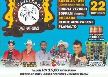 Sábado tem Primeira Cavalgada das Patroas em Linhares
