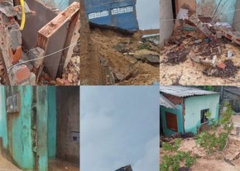 VÍDEOS – “MURO DA JUNAL” – “Desabamento poderia ter sido evitado”. Dizem moradores