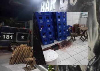 ATUALIZAÇÃO – Noite violenta em Linhares, homem é morto a tiros em Bar no Interlagos
