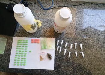 Dois homens são abordados na BR 101, em Linhares, pela PRF, e são flagrados com várias drogas